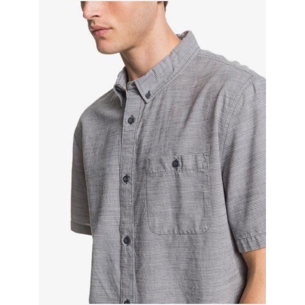 Quiksilver Firefall Short Sleeve Button Shirt - Picture 2 of 4